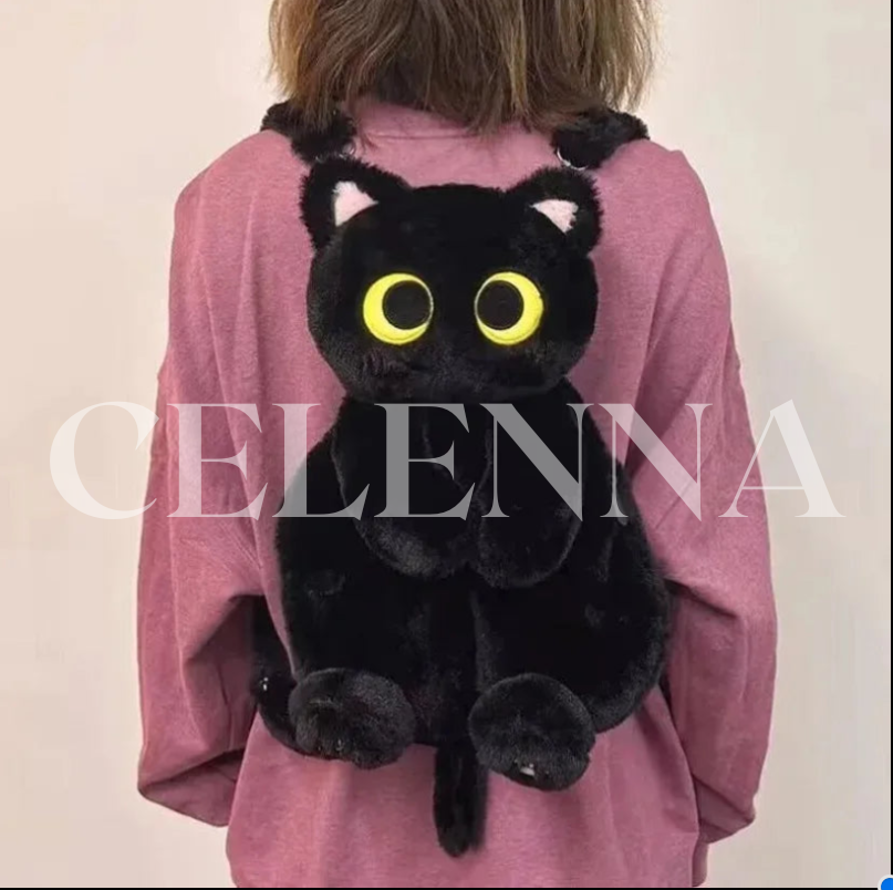 3D Cat Backpack – Cuteness and Personality in Your Look!