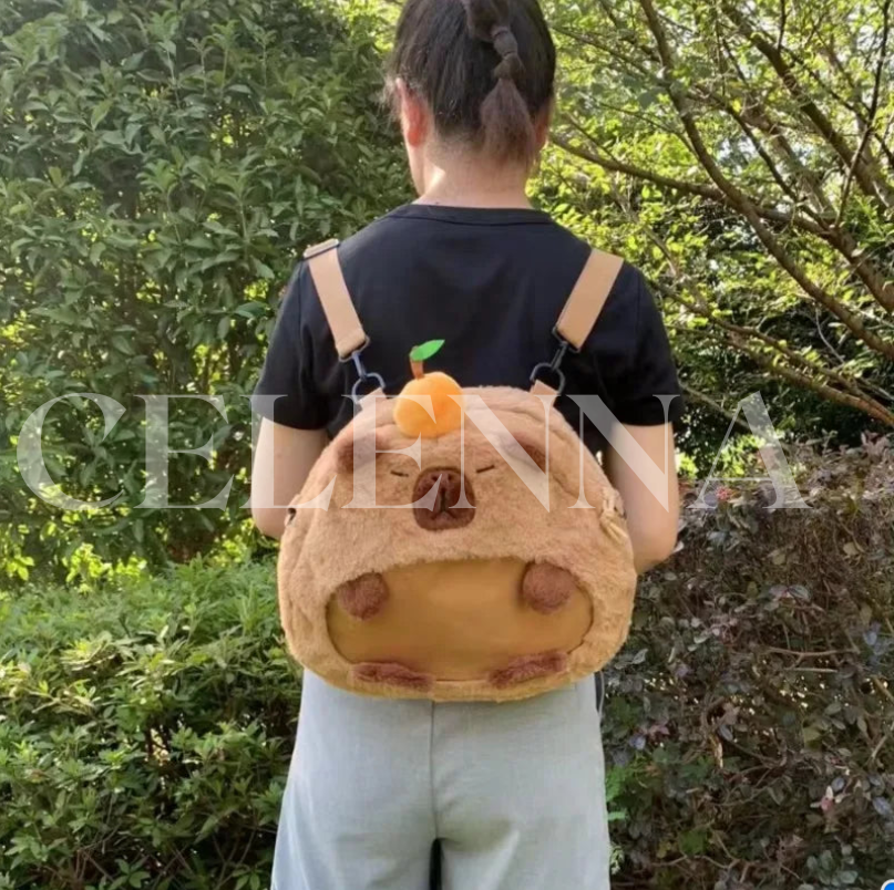 Capybara Backpack – The Charm of Nature in Your Look!sack Bags Gifts For Girlfriend