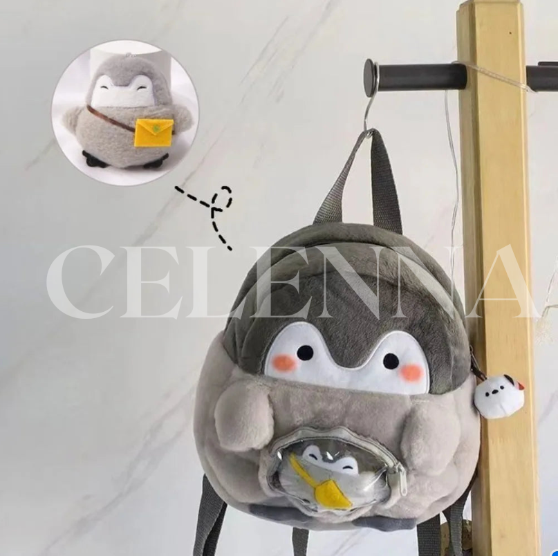 Penguin Plush Backpack – Cuteness and Fun for Every Adventure!