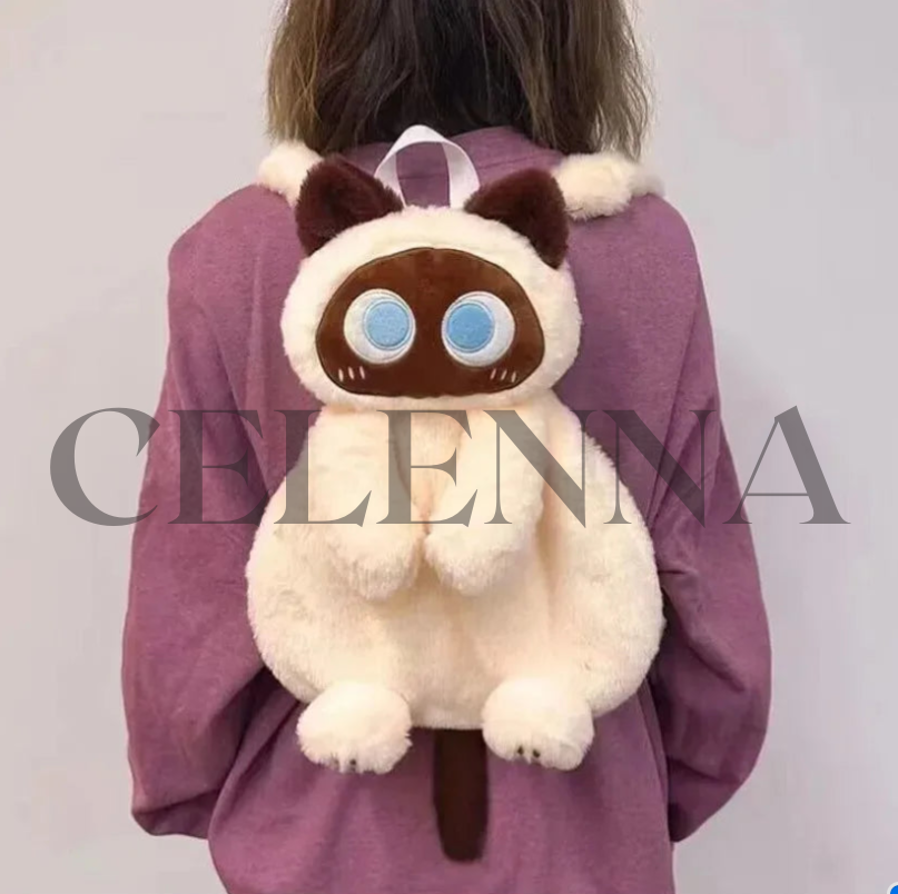 3D Cat Backpack – Cuteness and Personality in Your Look!